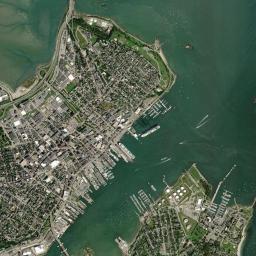 Portland High Resolution Satellite Map