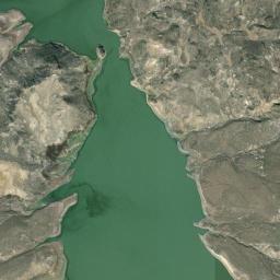 Aerial view of Warm Springs Reservoir