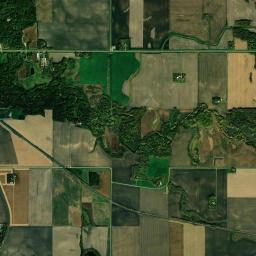 Aerial view of Blue Earth