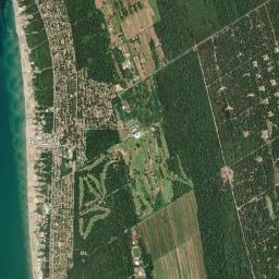 Marina di Pisa-Tirrenia-Calambrone High Resolution Satellite Map