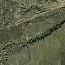 Aerial view of Cheyenne River