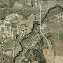 Aerial view of Sioux Falls