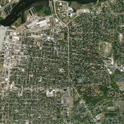 Bay City High Resolution Satellite Map