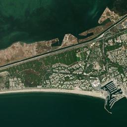 La Grande-Motte High Resolution Satellite Map
