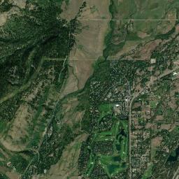 Moose Wilson Road High Resolution Satellite Map