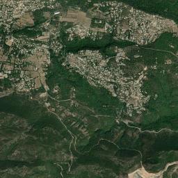 Bagnols-en-Forêt High Resolution Satellite Map