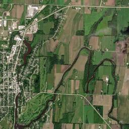 Mayville High Resolution Satellite Map