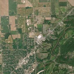 Caro High Resolution Satellite Map