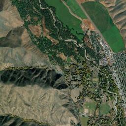 Bellevue High Resolution Satellite Map