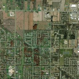 Saginaw Township North High Resolution Satellite Map