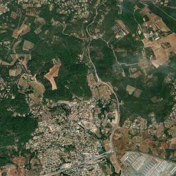 Les Arcs High Resolution Satellite Map