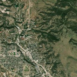 Hot Springs High Resolution Satellite Map