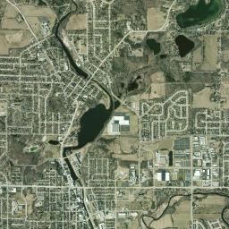 Barton High Resolution Satellite Map