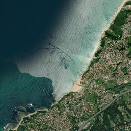 Guéthary High Resolution Satellite Map