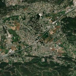 Simiane-Collongue High Resolution Satellite Map