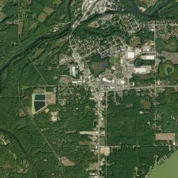 Newaygo High Resolution Satellite Map