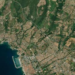 Rosignano Solvay-Castiglioncello High Resolution Satellite Map