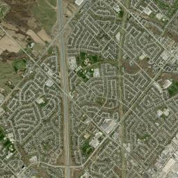 Burlington High Resolution Satellite Map