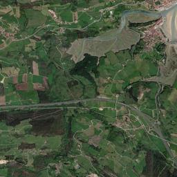 San Vicente de la Barquera High Resolution Satellite Map