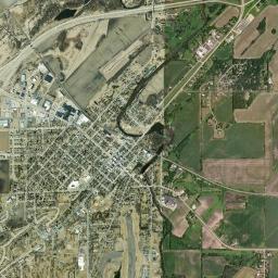 Columbus High Resolution Satellite Map