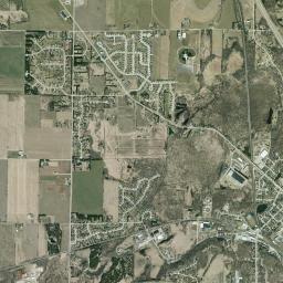Slinger High Resolution Satellite Map