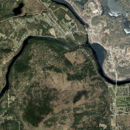 Lake Luzerne High Resolution Satellite Map