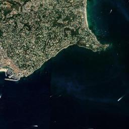 Sainte-Maxime High Resolution Satellite Map
