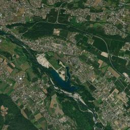 Bizanos High Resolution Satellite Map