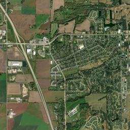 De Forest High Resolution Satellite Map