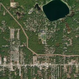 Wolf Lake High Resolution Satellite Map