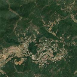 Collobrières High Resolution Satellite Map