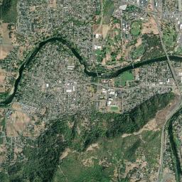 Roseburg, OR locator map