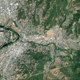 Roseburg High Resolution Satellite Map