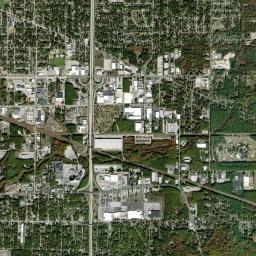 Muskegon County High Resolution Satellite Map