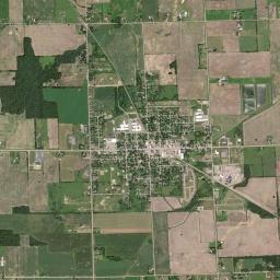 Brown City High Resolution Satellite Map