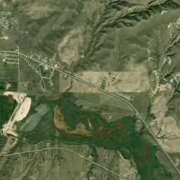 Oglala High Resolution Satellite Map
