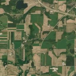 Dane, WI locator map