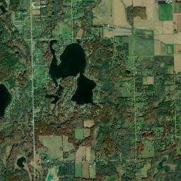 Barnes Lake-Millers Lake High Resolution Satellite Map