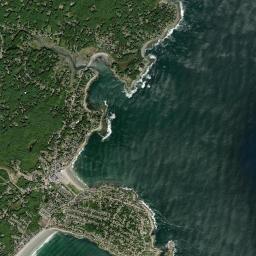 York Beach High Resolution Satellite Map