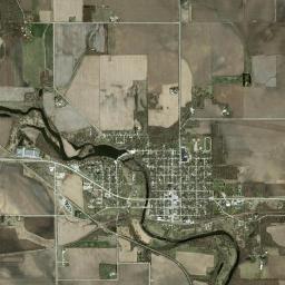 Nora Springs High Resolution Satellite Map