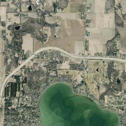 Lake Lac La Belle, WI locator map