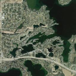 Okauchee Lake High Resolution Satellite Map