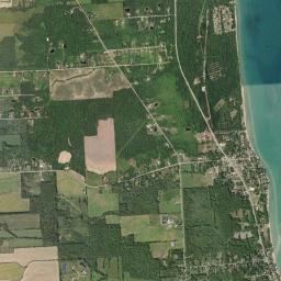Aerial view of Lakeport State Park Campground