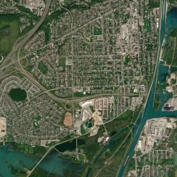 Thorold High Resolution Satellite Map