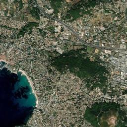 Sanary-sur-Mer High Resolution Satellite Map