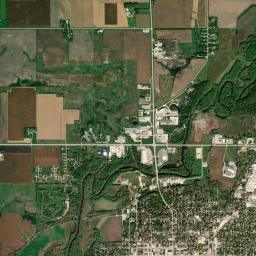 Algona High Resolution Satellite Map