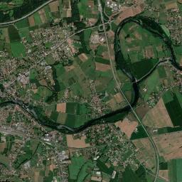 Gourdan-Polignan High Resolution Satellite Map