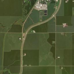 Hospers, IA locator map