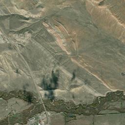 Fort Washakie High Resolution Satellite Map