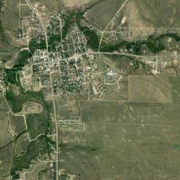 Pine Ridge High Resolution Satellite Map
